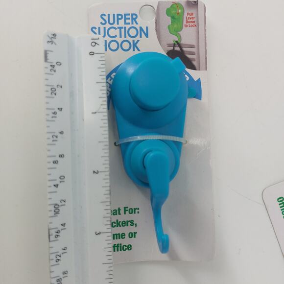 Super Suction Hook Set of 3 Pink Blue Home Locker Office - Picture 11 of 12
